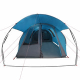 Tunnel Tent 4-Person with Roof Blue and Grey 740 x 370 x 220 cm 42004036