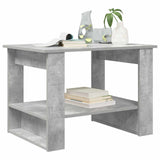 Coffee Table Concrete Grey 72 x 50 x 50 cm Engineered Wood 8000191