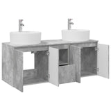 Bathroom Cabinet Set 3 pcs Concrete Grey 49.5 x 44.5 x 65 cm 3405680