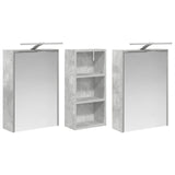 Bathroom Cabinet Set 3 pcs 116 x 16 x 62.5 cm Engineered wood 3403819