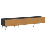 TV Cabinet Black oak 150 x 36 x 30 cm Engineered wood 882328