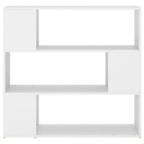 Book Cabinet Room Divider White 100x24x94 cm 809179