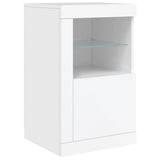 Sideboard with LED Lights White 142.5x37x67 cm 3209086