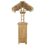 Outdoor Bar Table Natural 115 x 95 x 215 cm Bamboo 42028065