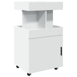 Bar Cart White 50x41x89 cm Engineered Wood 848262