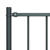 Fence Panel Woerden with Posts Steel 1.7x1 m Anthracite 145213