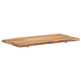 Table Top Solid Acacia Wood 118xx3.8 cm 286334