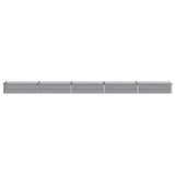 Raised Garden Bed Grey 400 x 40 x 24 cm cold-rolled steel 8006354