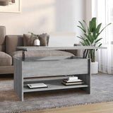 Coffee Table Grey Sonoma 80x50x40 cm Engineered Wood 819297