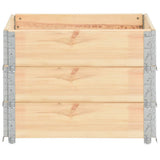 Raised Beds 3 pcs 60x80 cm Solid Pine Wood 3055161