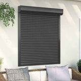 Roller Shutter Aluminium 110x130 cm Anthracite 144982