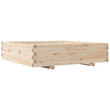Garden Planter 100x100x26.5 cm Solid Wood Pine 847318
