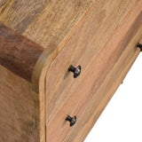 Mini Curved Oak-ish Chest IN3341