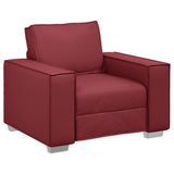 Sofa Wine Red 99 x 78 x 84 cm Fabric 4105042