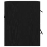 Bathroom Sink Cabinet Black Oak 60x38.5x48 cm Engineered Wood 862028