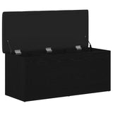 Storage Bench Black oak 102 x 42 x 45 cm Engineered Wood 862985