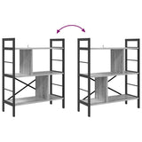 Bookshelf Grey Sonoma 75 x 30 x 91 cm Engineered Wood 883973