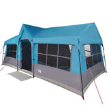 Family Tent with Roof Blue and Grey 622 x 295 x 238 cm 4100701