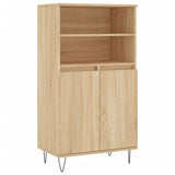 Highboard Sonoma Oak 60x36x110 cm Engineered Wood 831487