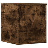 Storage Box Smoked Oak 40x42x46 cm Engineered Wood 840650