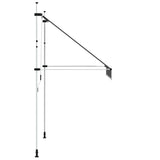 143688 Manual Retractable Awning 200 cm Anthracite