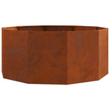 Planter Rusty 120 x 120 x 50 cm Weathering Steel 883751