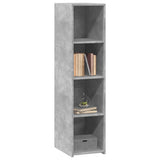 Highboard Concrete Grey 30x41x124 cm Engineered Wood 846379