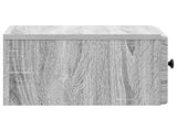 Wall-Mounted Bedside Cabinet 2 pcs Grey Sonoma Engineered Wood 899118