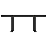 Backrest for Pallet Sofa Black 110 cm Iron 315790