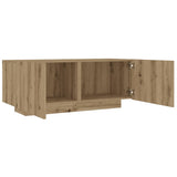 Bedside Cabinet Artisan Oak 100x35x40 cm Engineered Wood 3329174