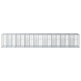 Gabion Raised Bed 2 pcs Silver 340 x 60 x 55 cm 3422230