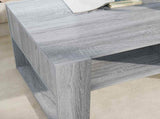 Coffee Table Grey Sonoma 92 x 53 x 45 cm Engineered Wood 8000097