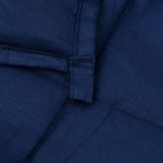 Weighted Blanket Blue 220x240 cm King 15 kg Fabric 3154810