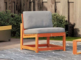 Garden Chair Wax Brown 50.5x55x77 cm Solid Wood Pine 844660