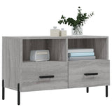 TV Cabinet Grey Sonoma 80x36x50 cm Engineered Wood 828986