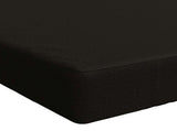 2-Piece Bench Cushions SOEST 2 pcs 100% Polyester Black 950197
