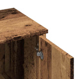Dressing Table with Mirror Old Wood 86.5x35x136 cm 857009