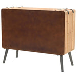 Drawer Cabinet Solid Fir Wood 91x35x73 cm 245774
