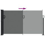 Retractable Side Awning Anthracite 120x500 cm 4004413