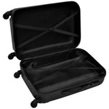 Three Piece Hardcase Trolley Set Black 45,5/55/66 cm 91141
