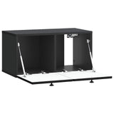 Wall-Mounted TV Cabinet Black 59.5 x 31 x 30 cm Engineered Wood 898196