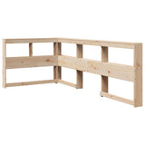 Bookcase Bed without Mattress 90x190cm Solid Wood Pine 3324520