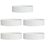 Planter Ring 5 pcs White 80 x 80 x 20 cm Cold-rolled Steel 873623