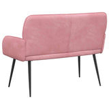 2 Seater Sofa with Metal Legs 2-Seater Pink Velvet 42051021
