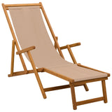 Folding Sun Lounger 2 pcs 3 Position Solid Eucalyptus Wood 3407826