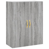 Highboard Grey Sonoma 69,5x34x180 cm Engineered Wood 3195889