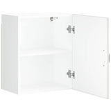 Kitchen Wall Cabinets 2 pcs Lucca High Gloss White Engineered Wood 853802