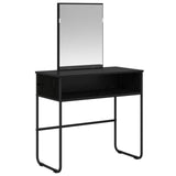 Dressing Table Black Oak 81 x 40 x 131 cm Engineered Wood 8007689