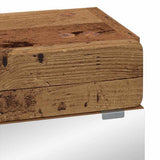 Bathroom Mirror Cabinet TULUM Old Wood 60 x 16.5 x 78 cm 880369