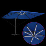 Umbrella 352 x 251 x 265 cm Polyester and Aluminium Azurblau 42003332